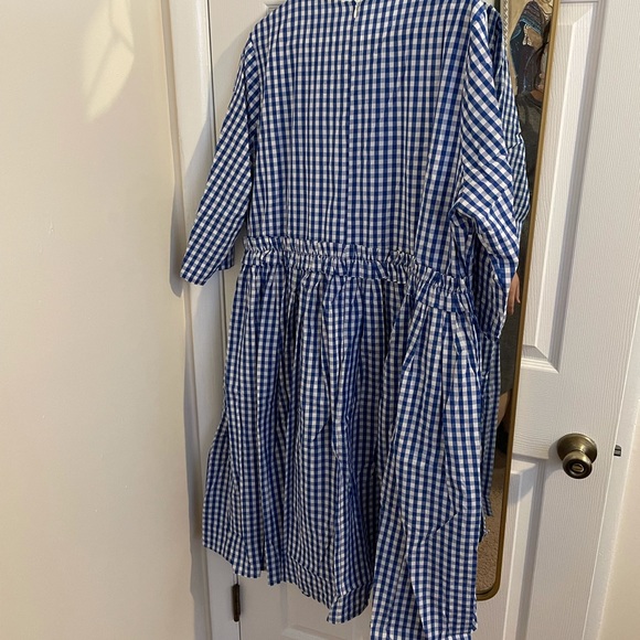 Dainty Jewels Blue Gingham Dress NWT XXXL - Picture 3 of 4